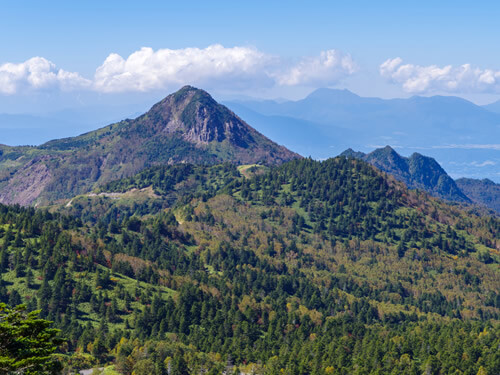 横手山へ